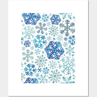 Snowflakes Posters and Art